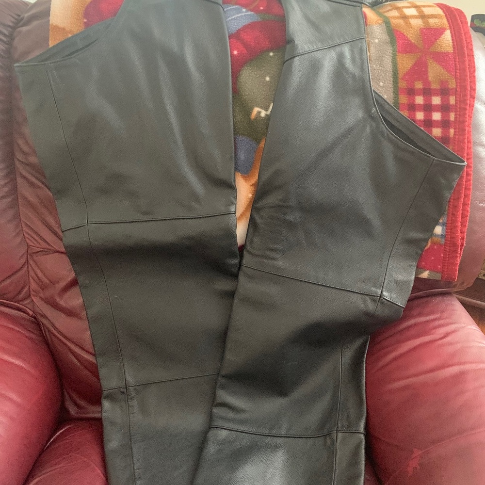 Mens Harley Davidson deluxe leather chaps